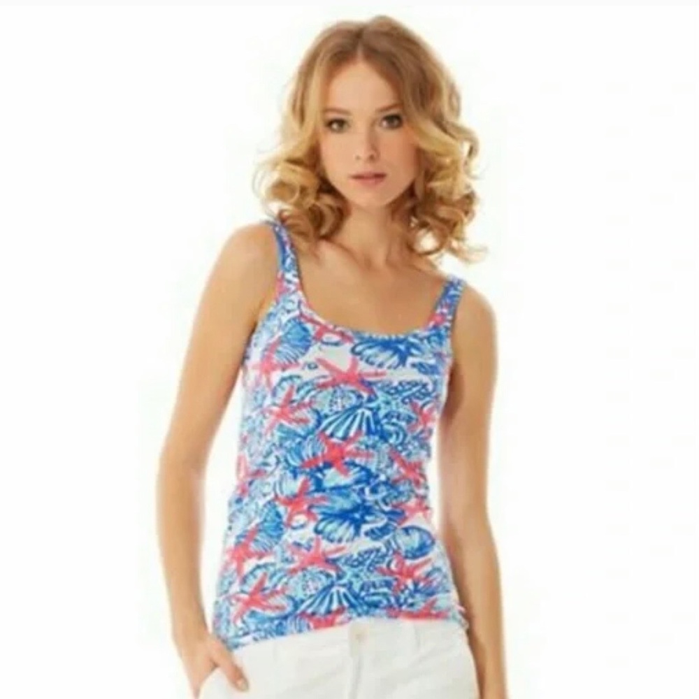 ❌SOLD❌ Lilly Pulitzer Tabbie Tank in SheShe Shells